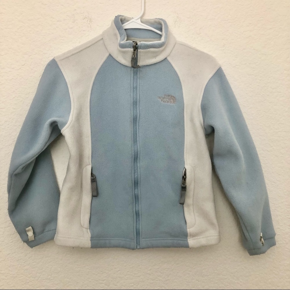 The North Face Girl’s Two Tone Fleece Jacket Full Zip
